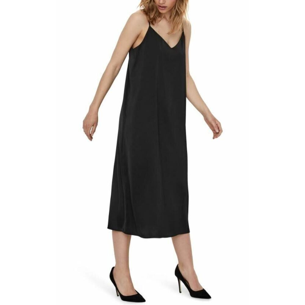Aware by Vero Moda Women's Marlin Slipdress in Black X-Small‎ MSRP $55